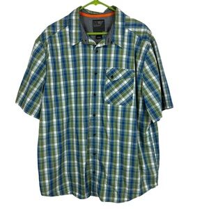 🥑5/$25 5.11 Tactical Men's Gunther Short Sleeve Plaid Shirt XL
